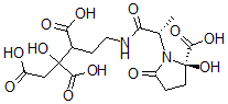CAS#: 157568-17-7， 5-[[(2S)-2-[(2R)-2-Carboxy-2-Hydroxy-5-Oxopyrrolidin-1-Yl]Propanoyl]Amino]-2-Hydroxypentane-1,2,3-Tricarboxylic Acid