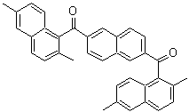 CAS#: 157585-49-4， 2,6-Naphthalenediylbis[(2,6-Dimethyl-1-Naphthyl)Methanone]