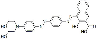 CAS#: 15773-36-1， 4-[[4-[[4-[Bis(2-Hydroxyethyl)Amino]Phenyl]Azo]Phenyl]Azo]-3-Hydroxy-2-Naphthoic Acid