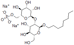 CAS#: 157758-69-5， Disodium [(2R,3S,4S,5S,6R)-6-[(2S,3S,4S,5S,6R)-4,5-Dihydroxy-6-(Hydroxymethyl)-2-Octoxyoxan-3-Yl]Oxy-3,4,5-Trihydroxyoxan-2-Yl]Methyl Phosphate