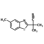 CAS#: 157763-88-7， 2-Methyl-2-(5-Methyl-1,3-Benzothiazol-2-Yl)Propanenitrile
