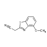 CAS#: 157764-02-8， (4-Methoxy-1,3-Benzothiazol-2-Yl)Acetonitrile