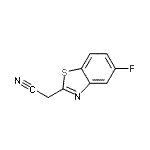CAS#: 157764-05-1， (5-Fluoro-1,3-Benzothiazol-2-Yl)Acetonitrile
