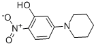 structure of CAS# 157831-75-9, 2-Nitro-5-(1-Piperidinyl)-Phenol;2-Nitro-5-(1-Piperidyl)Phenolate;2-Nitro-5-Piperidino-Phenolate;2-Nitro-5-Piperidin-1-Yl-Phenolate