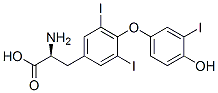CAS#: 15785-49-6， O-(4-Hydroxy-3-Iodophenyl)-3,5-Diiodo-L-Tyrosine, Labeled With (125I)Iodine