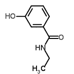 structure of CAS# 15788-98-4, N-Ethyl-3-Hydroxy-Benzamide;BENZAMIDE,N-ETHYL-3-HYDROXY-;MFCD08729290