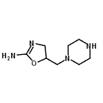 CAS 登录号：157887-00-8， 5-(1-哌嗪甲基)-4,5-二氢-1,3-恶唑-2-胺