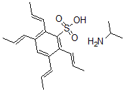 CAS#: 157966-96-6， Propan-2-Amine, 2,3,5,6-Tetrakis[(E)-Prop-1-Enyl]Benzenesulfonic Acid