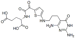 CAS#: 158010-68-5， N-[[5-[[3-(2,6-Diamino-1,4-Dihydro-4-Oxo-5-Pyrimidinyl)Propyl]Amino]-2-Thienyl]Carbonyl]-L-Glutamic Acid