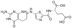 CAS#: 158010-69-6， (2S)-2-[[5-[3-(2,4-Diamino-6-Oxo-3H-Pyrimidin-5-Yl)Propylamino]1,3-Thiazole-2-Carbonyl]Amino]Pentanedioic Acid