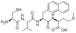 CAS#: 158022-12-9， L-Cysteinyl-L-Valyl-3-(2-Naphthalenyl)-L-Alanyl-L-Methionine
