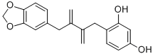 CAS#: 158081-97-1， 4-[3-(1,3-Benzodioxol-5-Ylmethyl)-2-Methylidenebut-3-Enyl]Benzene-1,3-Diol