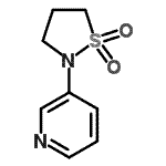 CAS#: 158089-67-9， 3-(1,1-Dioxido-1,2-Thiazolidin-2-Yl)Pyridine