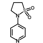 CAS#: 158090-60-9， 4-(1,1-Dioxido-1,2-Thiazolidin-2-Yl)Pyridine