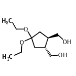 CAS#: 158214-38-1， [(1R,2R)-4,4-Diethoxy-1,2-Cyclopentanediyl]Dimethanol