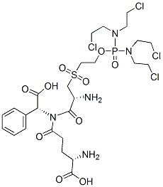 CAS#: 158382-37-7， (2R)-L-gamma-Glutamyl-3-((2-((Bis(Bis(2-Chloroethyl)Amino)Phosphinyl)Oxy) Ethyl)Sulfonyl)- L-Alanyl-2-Phenylglycine