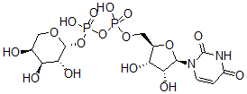 CAS 登录号：15839-78-8， 尿苷-L-阿拉伯糖