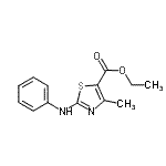 CAS#: 15865-96-0， Ethyl 2-Anilino-4-Methyl-1,3-Thiazole-5-Carboxylate