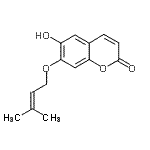 CAS#: 15870-91-4， 6-Hydroxy-7-[(3-Methyl-2-Buten-1-Yl)Oxy]-2H-Chromen-2-One