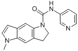 CAS#: 158942-04-2， 3,5-Dihydro-5-Methyl-N-3-Pyridinyl-Benzo[1,2-b:4,5-b']Dipyrrole-1(2H)-Carboxamide