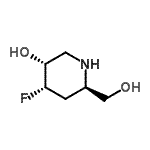 CAS#: 158955-61-4， (3R,4S,6R)-4-Fluoro-6-(Hydroxymethyl)-3-Piperidinol