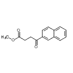 结构式 CAS# 1590-21-2, 4-(2-萘基)-4-氧代丁酸甲酯