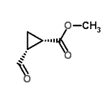 CAS#: 159000-41-6， Methyl (1S,2R)-2-Formylcyclopropanecarboxylate