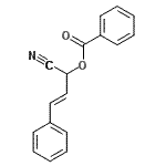 CAS#: 1591-17-9， (2E)-1-Cyano-3-Phenyl-2-Propen-1-Yl Benzoate