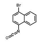 CAS#: 1591-96-4， 1-Bromo-4-Isocyanatonaphthalene