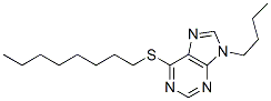 CAS#: 15923-50-9， 9-Butyl-6-Octylsulfanyl-Purine