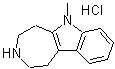CAS#: 15923-78-1， 6-Methyl-1,2,3,4,5,6-Hexahydroazepino[4,5-b]Indole Hydrochloride (1:1)