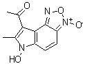 CAS#: 159325-85-6， 1-(6-Hydroxy-7-Methyl-3-Oxido-6H-[1,2,5]Oxadiazolo[3,4-e]Indol-8-Yl)Ethanone