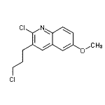 CAS#: 159383-57-0， 2-Chloro-3-(3-Chloropropyl)-6-Methoxyquinoline
