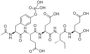 CAS#: 159439-02-8， N-Acetyl-O-Phosphono-L-Tyrosyl-L-alpha-Glutamyl-L-alpha-Glutamyl-L-Isoleucyl-L-Glutamic Acid
