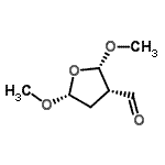 CAS#: 159551-28-7， (2S,3S,5R)-2,5-Dimethoxytetrahydro-3-Furancarbaldehyde
