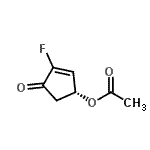 CAS#: 159752-17-7， (1R)-3-Fluoro-4-Oxo-2-Cyclopenten-1-Yl Acetate