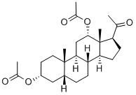 structure of CAS# 15991-93-2, 3-alpha,12-alpha-Diacetoxypregnan-20-One;(3-Acetoxy-17-Acetyl-10,13-Dimethyl-2,3,4,5,6,7,8,9,11,12,14,15,16,17-Tetradecahydro-1H-Cyclopenta[A]Phenanthren-12-Yl) Acetate;Acetic Acid (3-Acetoxy-17-Acetyl-10,13-Dimethyl-2,3,4,5,6,7,8,9,11,12,14,15,16,17-Tetradecahydro-1H-Cyclopenta[A]Phenanthren-12-Yl) Ester;(3-Acetyloxy-17-Ethanoyl-10,13-Dimethyl-2,3,4,5,6,7,8,9,11,12,14,15,16,17-Tetradecahydro-1H-Cyclopenta[A]Phenanthren-12-Yl) Ethanoate