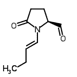 CAS#: 160024-28-2， (2S)-1-[(1E)-1-Buten-1-Yl]-5-Oxo-2-Pyrrolidinecarbaldehyde