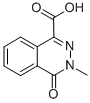 structure of CAS# 16015-47-7, 3-Methyl-4-Oxo-3,4-Dihydro-Phthalazine-1-Carboxylic Acid;3-Methyl-4-Oxo-Phthalazine-1-Carboxylate;3-Methyl-4-Oxo-1-Phthalazinecarboxylate;4-Keto-3-Methyl-Phthalazine-1-Carboxylate