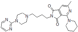 CAS#: 160244-10-0， 6-Methyl-4-Piperidin-1-Yl-2-[4-(4-Pyrimidin-2-Ylpiperazin-1-Yl)Butyl]Pyrrolo[3,4-c]Pyridine-1,3-Dione