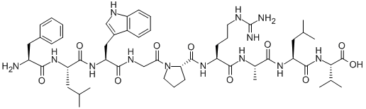 CAS#: 160295-81-8， L-Phenylalanyl-L-Leucyl-L-Tryptophylglycyl-L-Prolyl-L-Arginyl-L-Alanyl-L-Leucyl-L-Valine