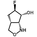 CAS#: 160332-08-1， (3aR,5R,6R,6aR)-5-Fluorohexahydro-1H-Cyclopenta[c][1,2]Oxazol-6-Ol