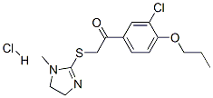 CAS#: 160518-46-7， 1-(3-Chloro-4-Propoxyphenyl)-2-[(1-Methyl-4,5-Dihydroimidazol-2-Yl)Sulfanyl]Ethanone Hydrochloride