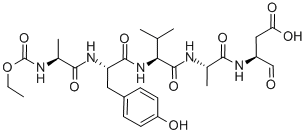 CAS#: 160534-05-4， N-(Ethoxycarbonyl)-L-Alanyl-L-Tyrosyl-L-Valyl-N-[(1S)-2-Carboxy-1-Formylethyl]-L-Alaninamide