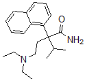CAS#: 1606-09-3， alpha-[2-(Diethylamino)Ethyl]-alpha-Isopropyl-1-Naphthaleneacetamide