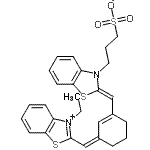 CAS#: 160649-43-4， 3-[(2Z)-2-[[(3Z)-3-[(3-Ethyl-1,3-Benzothiazol-3-Ium-2-Yl)Methylene]-1-Cyclohexenyl]Methylene]-1,3-Benzothiazol-3-Yl]Propane-1-Sulfonate