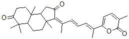 CAS#: 160796-24-7， (3Z)-3a,6,6,9a-Tetramethyl-3-[(3E,5E)-6-(5-Methyl-6-Oxopyran-2-Yl)Hepta-3,5-Dien-2-Ylidene]-4,5,5a,8,9,9b-Hexahydro-1H-Benzo[g]Indene-2,7-Dione