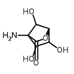 CAS#: 160814-17-5， (1R)-4-Amino-5,6,7-Trihydroxy-2-Oxabicyclo[2.2.1]Heptan-3-One