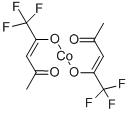 结构式 CAS# 16092-38-9, (T-4)-二(1,1,1-三氟-2,4-戊烷二酮)-钴