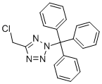 structure of CAS# 160998-59-4, 5-(Chloromethyl)-2-(Triphenylmethyl)-2H-Tetrazole;5-CHLOROMETHYL-2-TRITYL-2H-TETRAZOLE